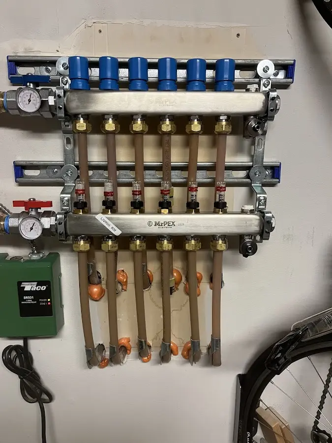 Plumber performing Gas Leak Detection at a residential property in Waycross